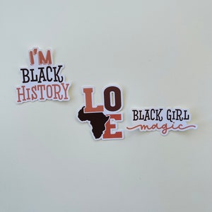 Black History Month Stickers, African American Quotes Sticker Pack ...