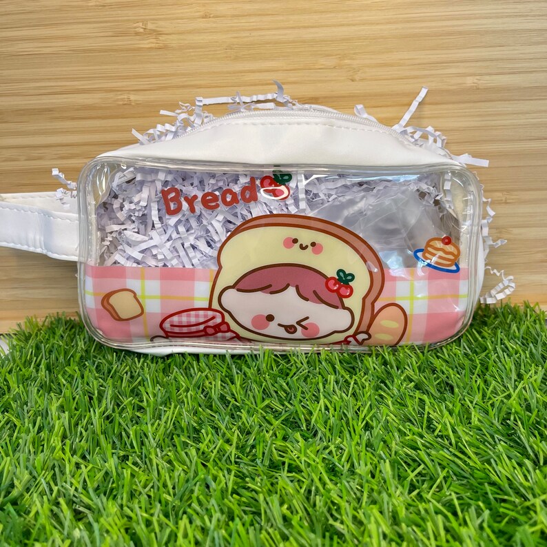 Cute Kawaii Girl Pencil Case Cartoon Girl Pencil Pouch Clear Etsy