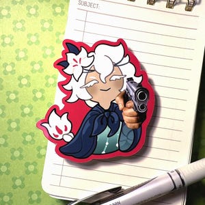 CRK | White Lily Cookie | Glossy Vinyl | Great gift for Cookie Lovers!!