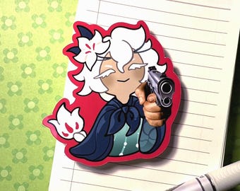 CRK | White Lily Cookie | Glossy Vinyl | Great gift for Cookie Lovers!!