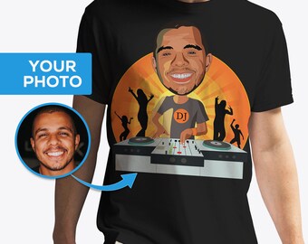 Shirts for djs, Custom dj shirt, shirt dj, Gift for dj, Funny dj t-shirt, deejay tshirt, dj tees, disc jockey shirt, d&j shirt, techno shirt