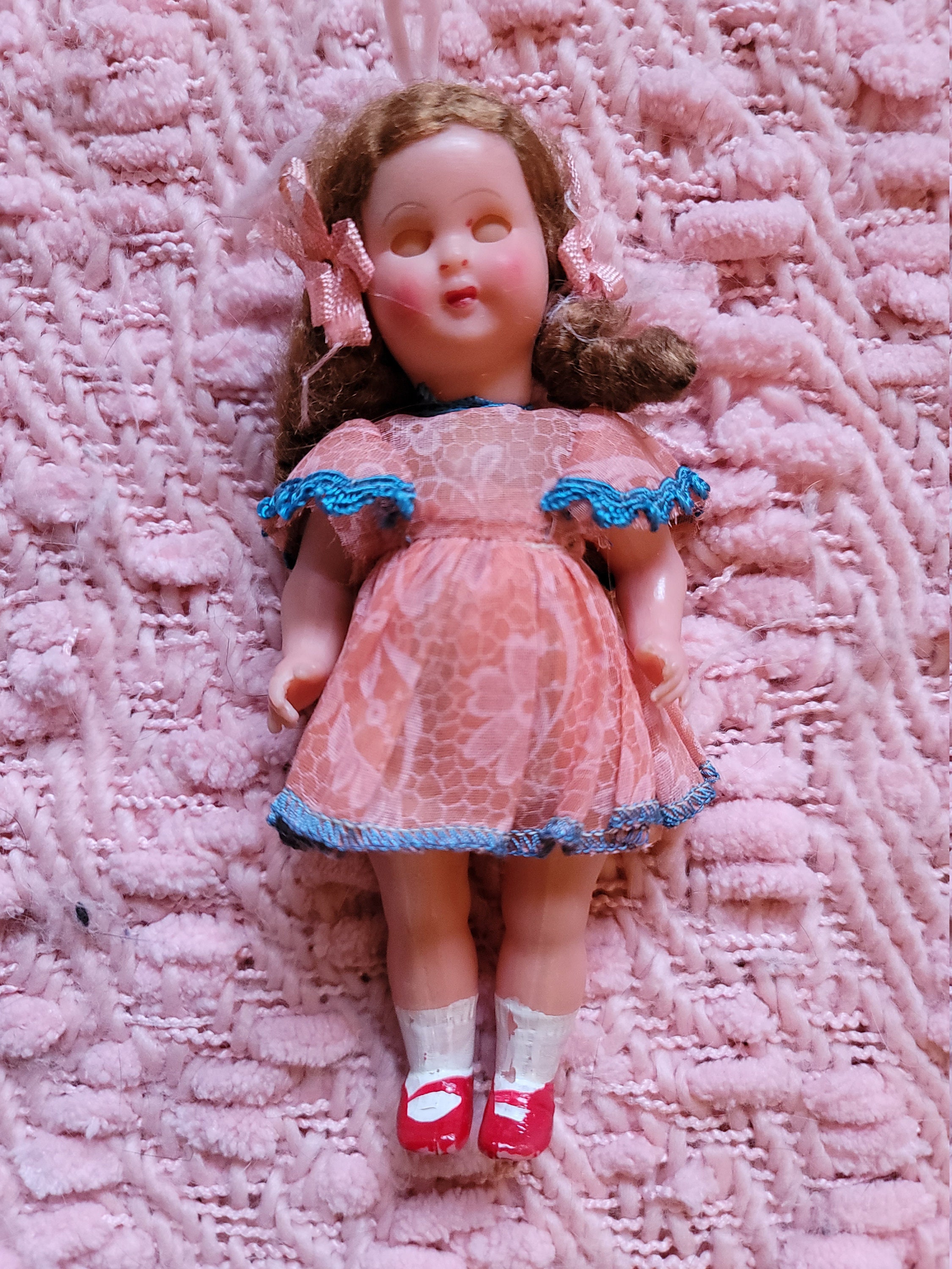 Toys Dolls & Action Figures real hair Vintage Italian baby child doll