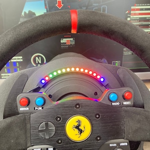 RGB Rev Shift Lights for Thrustmaster TX T300 T300RS Ts-Pc Ts-Xw