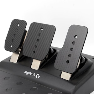Pedales Pro Carbon para Logitech G923, G29, G920, G27 y G25 de fibra de carbono auténtica.
