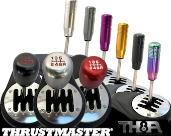 Gear Shifter Knob & Adaptor For Thrustmaster TH8A Sim Racing Mod