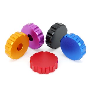 Boutons codeurs en aluminium, usinés CNC, anodisés, style ST