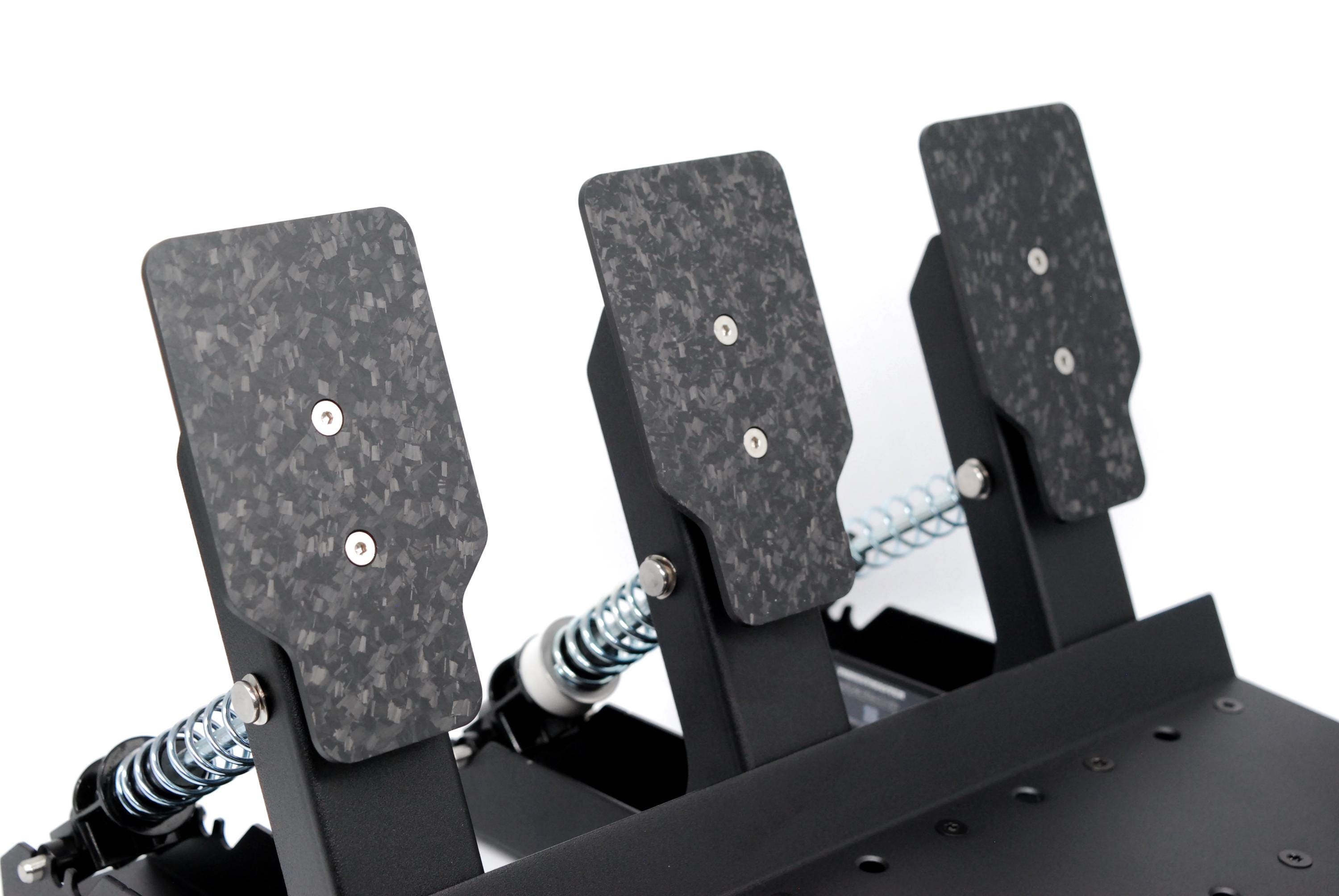Thrustmaster Racelineペダル用カーボンファイバーペダルフェイス（2