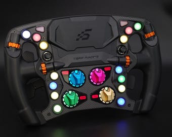 Anodized Aluminium Encoder Knobs for Simagic Zeus Formula Steering Wheel