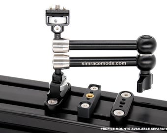 Articulated Magic Arm Mounting Arm Bracket - 7" / 11" with Sim Rig Attachment
