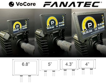 Vocore Screen Cases for Fanatec Wheelbases DD1 DD2 CSL Clubsport GT DD etc. from 4"to 6.8"