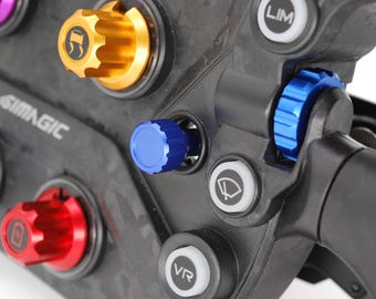 Funky Switch & Joystick Knob for Simagic GT Neo Anodised Aluminium