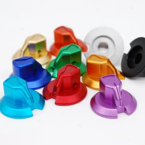 Aluminium Encoder Knäufe CNC gefräste eloxierte Style M