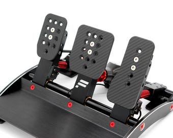 Pro Carbon Pedals - Fanatec Clubsport V3 Carbon Fibre Pedal Faces
