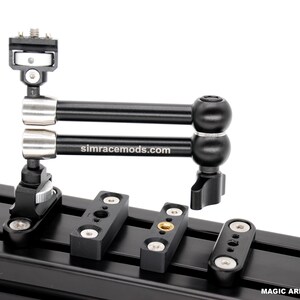 Soportes roscados para cámara de perfil de aluminio - Plataformas para cámaras de simulación de vuelo de carreras imagen 10