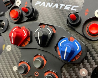 Anodized Aluminium Encoder Knobs for Fanatec Formula Wheel Rims