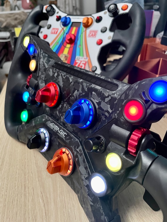 Simagic GT Neo Anodized CNC Aluminium Encoder Knobs (also Fits