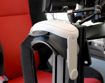 Meta Quest 3 Headsetfäste för Sim-rigg i aluminiumprofil