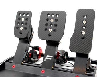Pro Carbon Pedals - Fanatec Clubsport V3 Carbon Fibre Pedal Faces