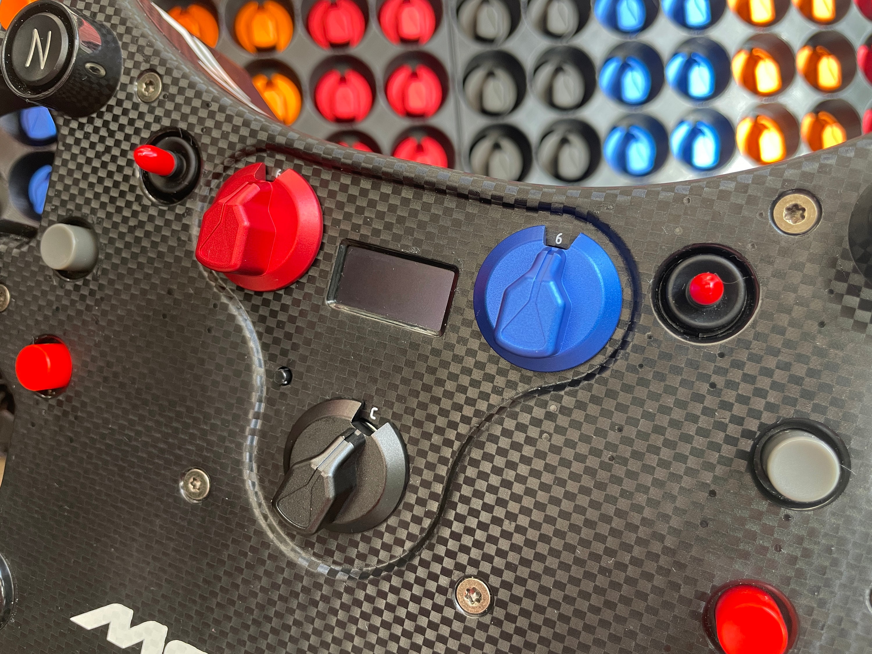 Anodized CNC Aluminium Encoder Knobs for Fanatec Mclaren GT3 Wheel