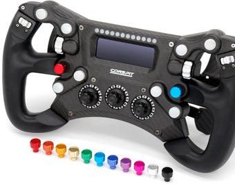 Anodized Aluminium Encoder Knobs for Conspit 300GT Wheel