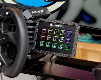 Fanatec Rack Stream Deck Side Mount for Fanatec Direct Drive Wheelbases. Fits ...