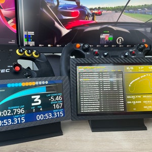 Sim Racing Dashboard Screen Cases Various Mount options Vocore 5&quot; & 6.8&quot; PC Simhub