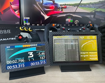Sim Racing Dashboard Screen Cases Various Mount options Vocore 5" & 6.8" PC Simhub