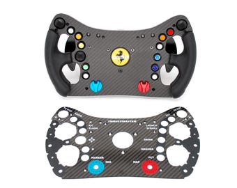 Thrustmaster Ferrari 488 GT3 ホイール用リアルカーボン製コンプリートフロントパネル