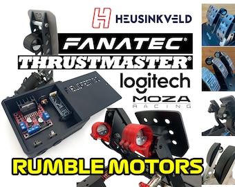 Thrustmaster Fanatec Moza および Logitech ペダル用ランブル キット T3PA TLCM G25 G27 G29 G920 G923 CSL Elite Clubsport v3 CR-P Heusinkveld Sprint