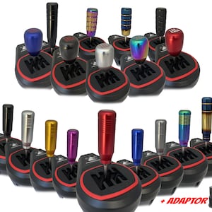 Gear Shifter Knob & Adaptor For Thrustmaster TH8S Sim Racing Mod