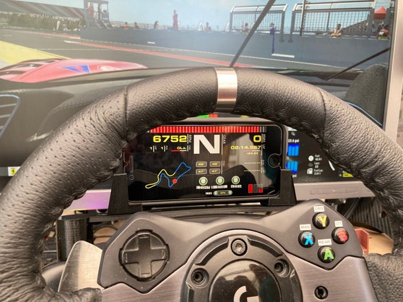 Support de téléphone/tablette Logitech pour écran Sim Racing G923