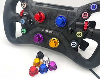 Simagic GT Neo Aluminium Encoder Knobs CNC Machined Anodised