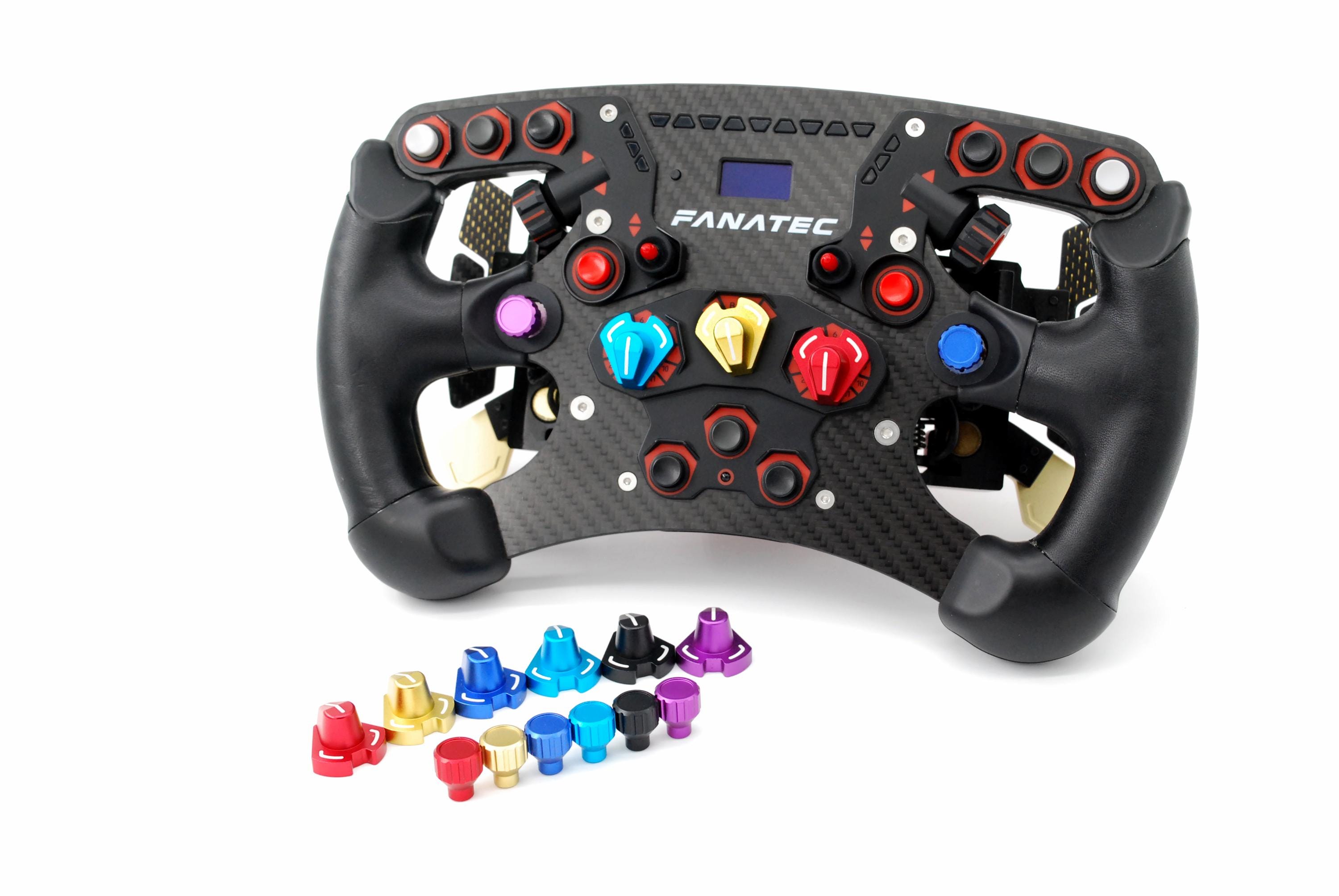 Anodized Aluminium Encoder Knobs for Fanatec Formula Wheel