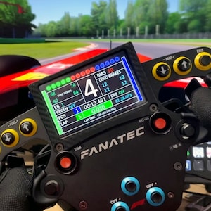 4" Touchscreen Case for Fanatec Clubsport F1 eSports Wheel