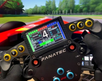 4" Touchscreen Case für Fanatec Clubsport F1 eSports Lenkrad