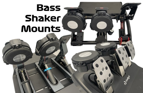 Dayton TT25 Bass Shaker Mounts for Sim Pedals - Logitech Fanatec