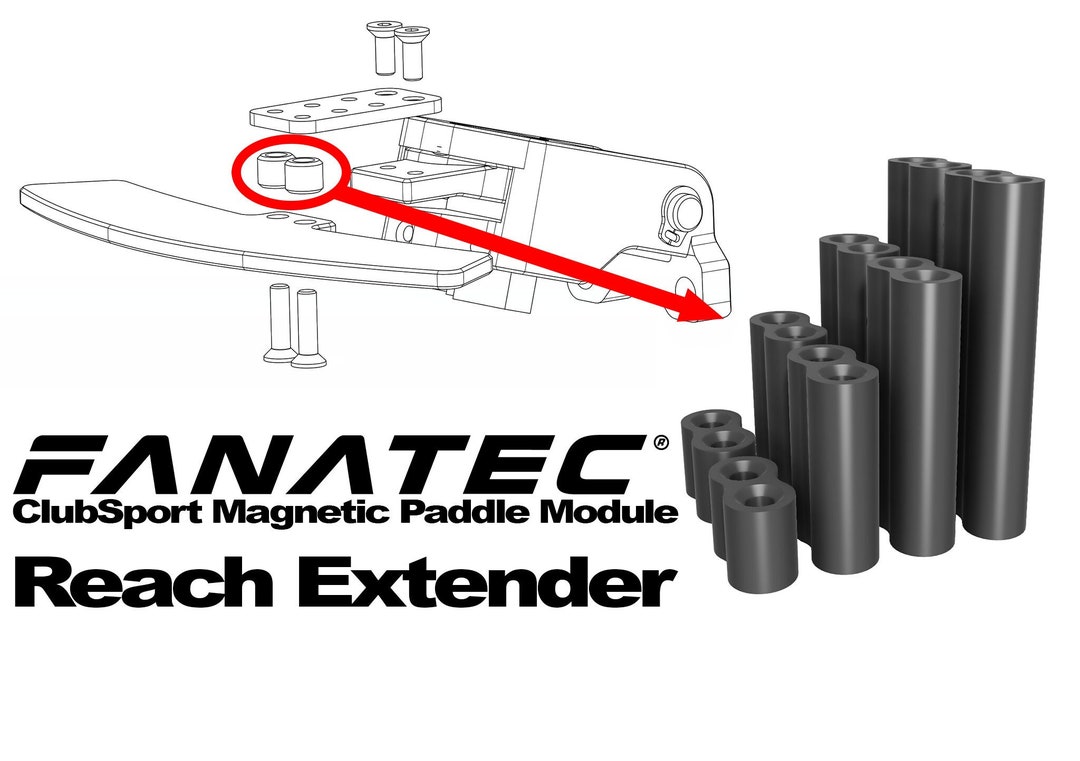 Reach Extender for Fanatec Clubsport Magnetic Paddle Module - Etsy