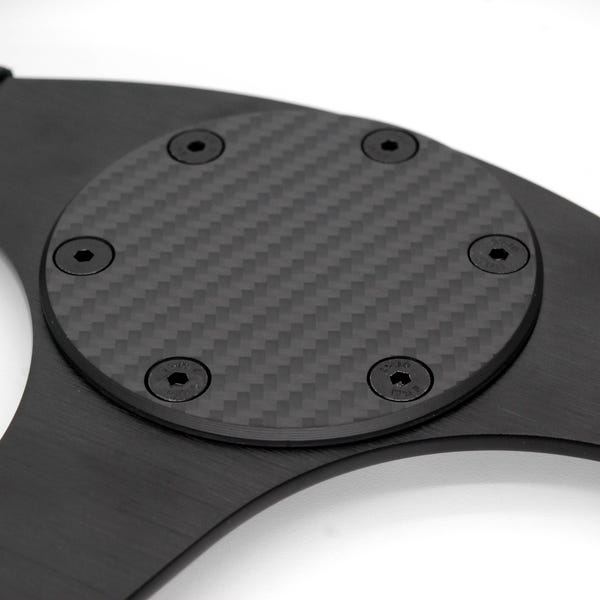 Steering Wheel Centre Cap Real Carbon Fibre 70mm BCD