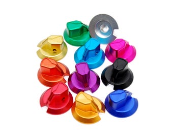 Aluminium Encoder Knobs CNC Machined Anodised Style M