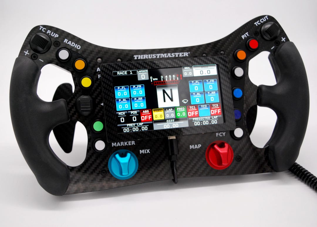 Thrustmaster Computer Case Vocore Screen Case for Thrustmaster 488 GT3 Wheel - Etsy UK