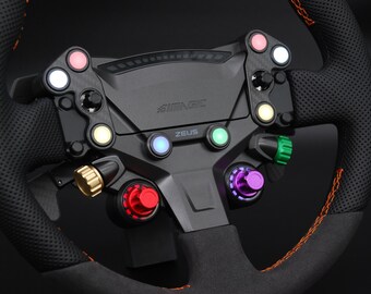 Anodized Aluminium Encoder Knobs for Simagic Zeus Sport Steering Wheel
