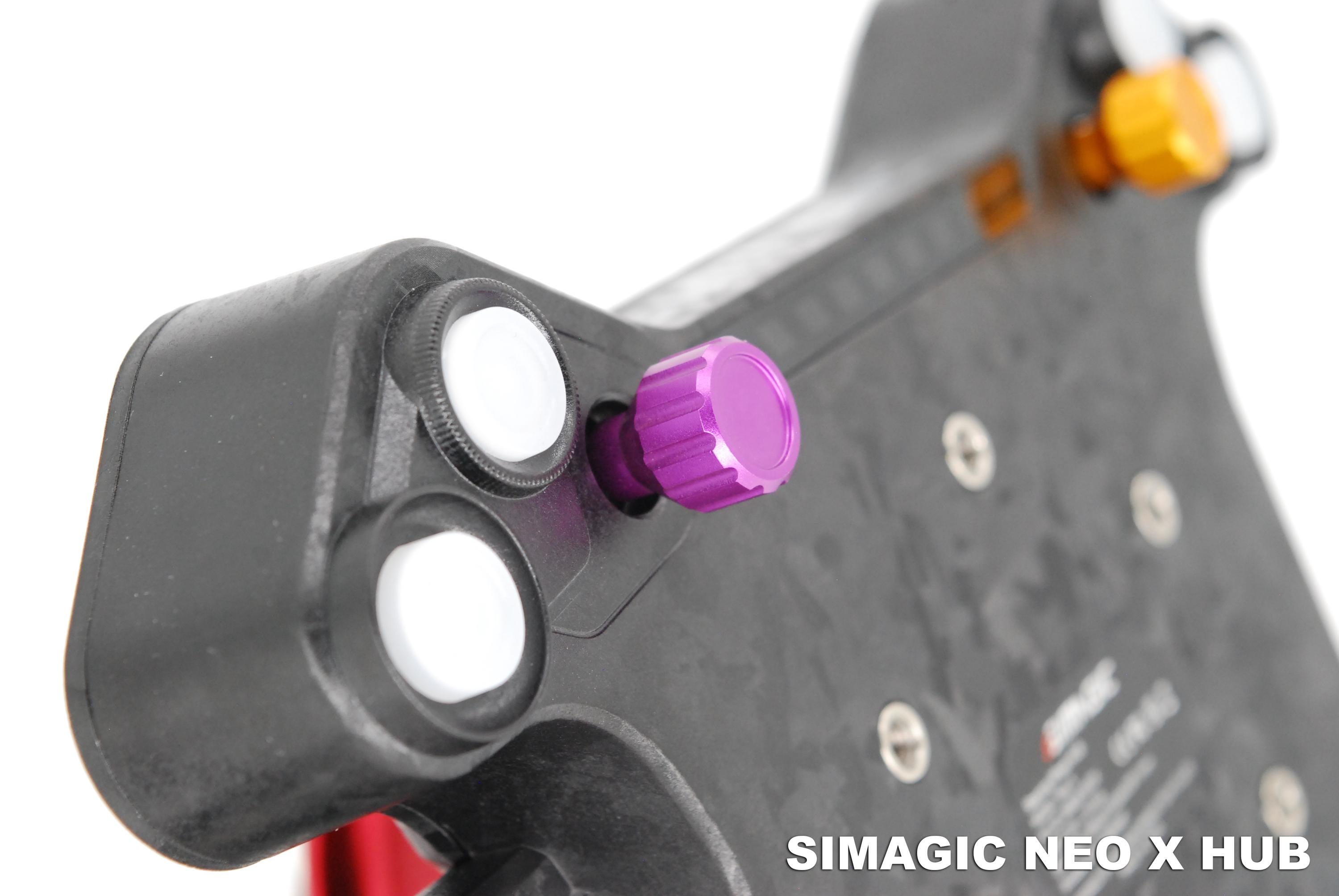 Funky Switch & Joystick Knob for Simagic GT Neo Anodised Aluminium