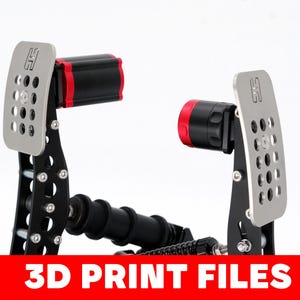 3D Print Files - Simagic P-HPR (and P-HPR GT) Haptic Pedal Reactor Mount For Heusinkveld Ultimate+ Pedals P1000 P2000