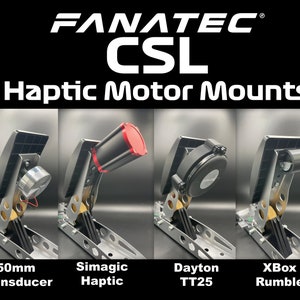 Fanatec CSL Haptic / Rumble/ Bass Shaker Mounts Simagic Dayton TT25 50mm