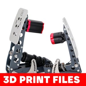 3d Print Files - Simagic P-HPR (and P-HPR GT) Haptic Pedal Reactor Mount For Heusinkveld Sprint Pedals P1000 P2000