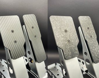 Fanatec CSL Real Carbon Fiber Pedalplatten/ Tuning Kit/ Moza SR-P Forged oder Twill Carbon