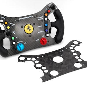 Real Carbon Faceplate for Thrustmaster Ferrari 488 GT3 Wheel
