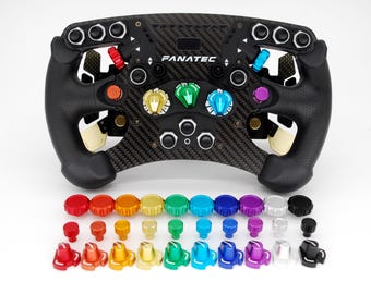 Customize Sim Aluinum Knobs Side Rotary for FGT or HYP Steering Wheel ...