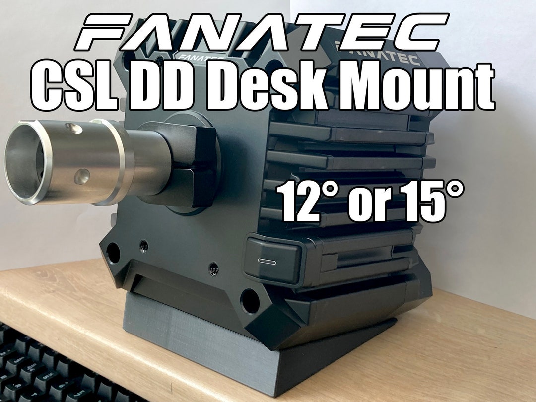 Fanatec CSL DD or Gran Turismo DD Pro Wheel Desk Table Bolt on