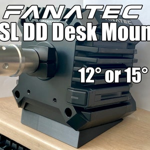 Fanatec CSL DD or Gran Turismo DD Pro Wheel Desk Table Bolt on Clamp